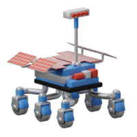 3d illustrazione robot tecnologia robot rover png