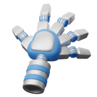 3d Illustration Roboter Technologie Roboter Hand png