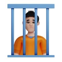 3D Illustration Law guilty png