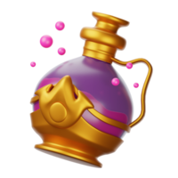 3D Fantasy Illustration potion png