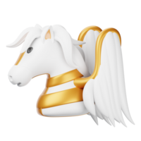 3d fantasía ilustración Pegaso png