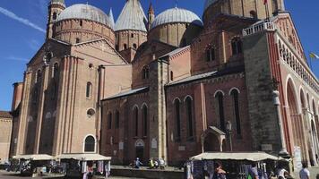 Padoue Italie 18 juillet 2020 Saint Anthony cathédrale dans Padoue dans Italie video