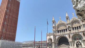 VENICE ITALY 5 JULY 2020 Saint Mark cathedral in Venice in Italy video