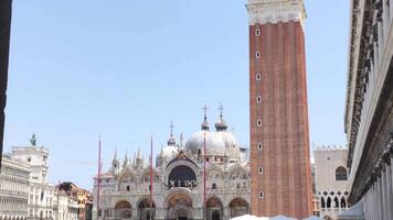 Venise Italie 5 juillet 2020 Saint marque cathédrale dans Venise dans Italie video