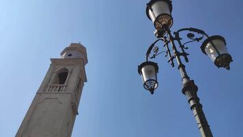 Ancient historic city street lamp 2 video