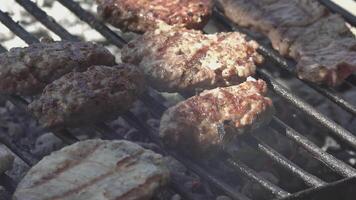 dämpfen Fleisch im schleppend Bewegung 2 video