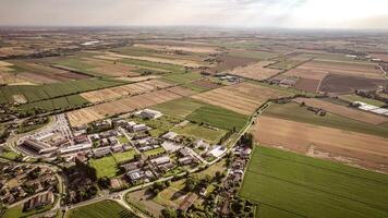 antenne visie van noordelijk Italië platteland video