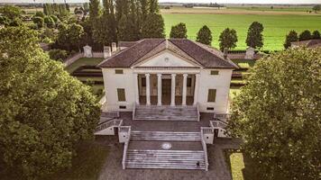 Antenne Aussicht von Villa Bösewicht im fratta Polesin video