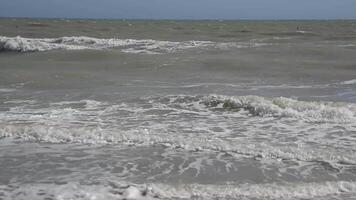 Choppy shoreline sea 2 video