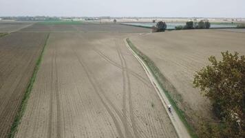 Fields shot from above with the drone 5 video