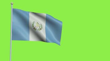 Guatemala Flag Slow Motion video