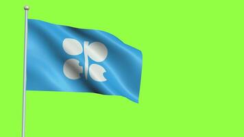 opec flagga långsam rörelse video