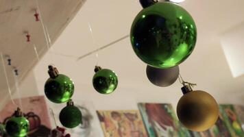 Christmas balls decoration 2 video