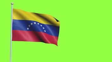 Venezuela bandera lento movimiento video