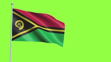 vanuatu bandera lento movimiento video