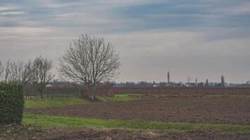 Zeit Ablauf von Landschaft Landschaft im Winter video