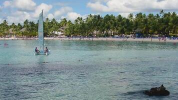 dominicus, i bayahibe strand och hav 2 video