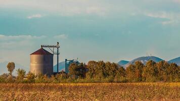 Cereal Dryer in the countryside video