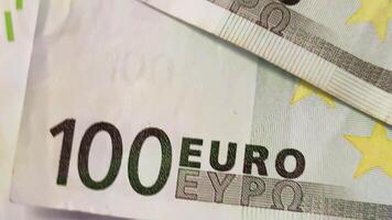 Euro Banknoten Detail 4 video