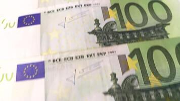 Euro banconote dettaglio 5 video