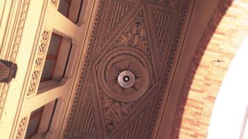 Inlaid antique ceiling video