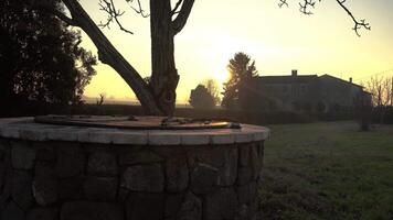 goed zonsondergang platteland video