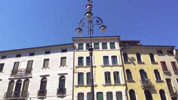 Architecture detail of some old buildings in Treviso 2 video