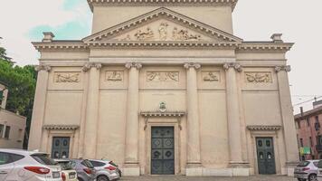 rovigo Italia 14 ottobre 2021 Chiesa di Santa giustina e Francesco nel rovigo video