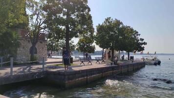 Bardolino Italien 16 September 2020 Aussicht von Bardolino im Italien video