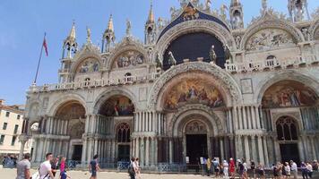 Venise Italie 5 juillet 2020 Saint marque cathédrale dans Venise dans Italie video