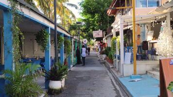 bayahibe dominicain république 23 décembre 2019 bayahibe gens sur rue video