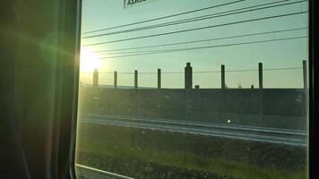 VENICE ITALY 5 JULY 2020 Panorama from train window video