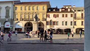 ROVIGO ITALY 5 JUNE 2020 Vittorio Emanuele Square in Rovigo video