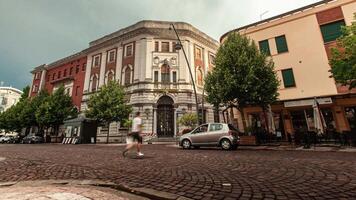 ROVIGO ITALY 17 JULY 2020 Time lapse shoot of Corso del Popolo in Rovigo video