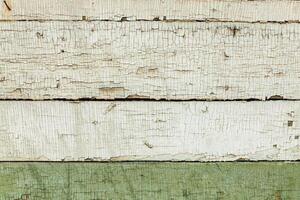 Texture wooden background of old wooden painted texture surface with peeling paint photo