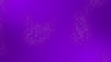 purple color hi-tech circular dots appearing and disappearing over futuristic looped background video