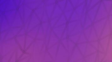 Simple and elegant low poly minimal geometrical background, colorful gradient background video