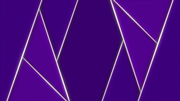 simple moving purple shapes minimal background with glowing and shiny lines luxury background video