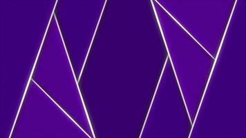 simple moving purple shapes minimal background with glowing and shiny lines luxury background video