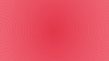 Simple and elegant repeating circular lines red color geometrical looped background video