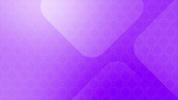 Facile et élégant violet Couleur carré formes modèle Contexte video