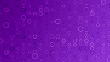 abstract random popping circles purple color geometrical futuristic background video