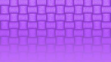 Simple and classy square thread pattern looped background, purple gradient background video