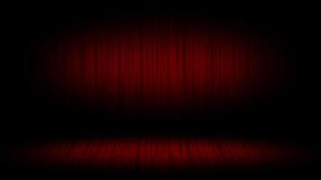 red color simple and classy dark empty room business background video