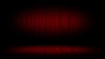 red color simple and classy dark empty room business background video