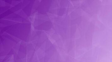 Simple and elegant low poly geometrical background, purple color moving shapes abstract background video