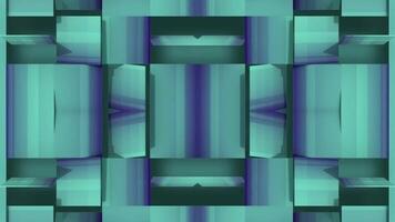 a green and blue abstract background with squares video