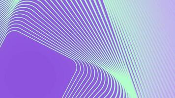 une violet et vert Contexte avec lignes video