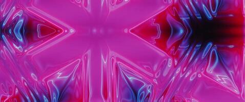 a pink and blue abstract background with a large cross video