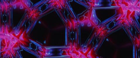 a red and blue abstract background with many different shapes video